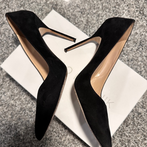 Manolo Blahnik Bb Crepe 90mm High-heel Pumps - Picture 8 of 13